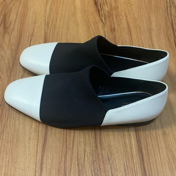 Via Spiga Tate Cap Toe Leather Slip On Loafers - Picture 5 of 11